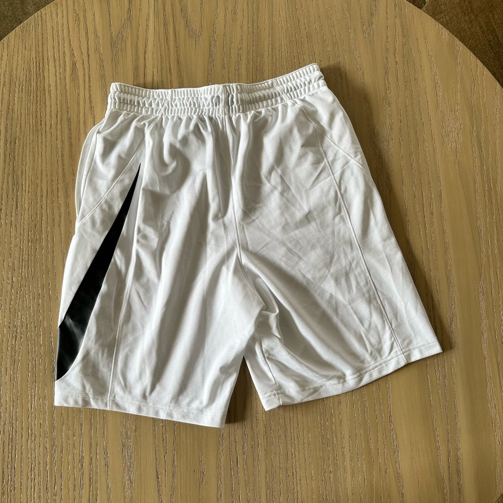 White Nike Dri-Fit Shorts